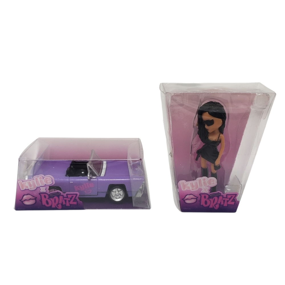 Kylie x Bratz Purple Car and Doll Lot Of 2